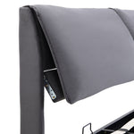 Upholstered King Size Bed with Hydraulic Mechanism and storage AI62Decor