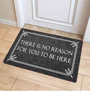 AI62DecorPrinted Velvet Welcome Home Floor Mat