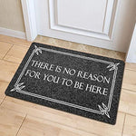 Printed Velvet Welcome Home Floor Mat AI62Decor