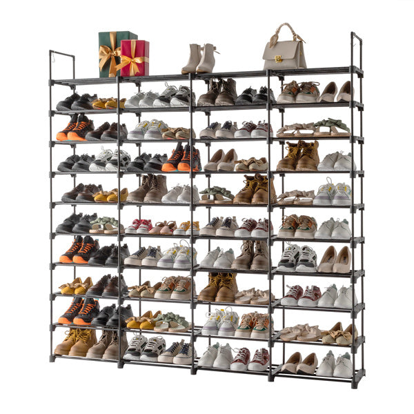 10-Layer Vertical Shoe Rack Organizer for Entryway AI62Decor
