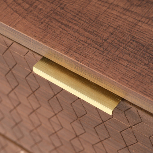 6-Drawer Embossed Sideboard Cabinet for Living Room AI62Decor