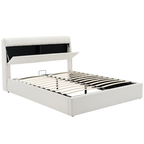 AI62 Decor Hydraulic King Bed with Storage