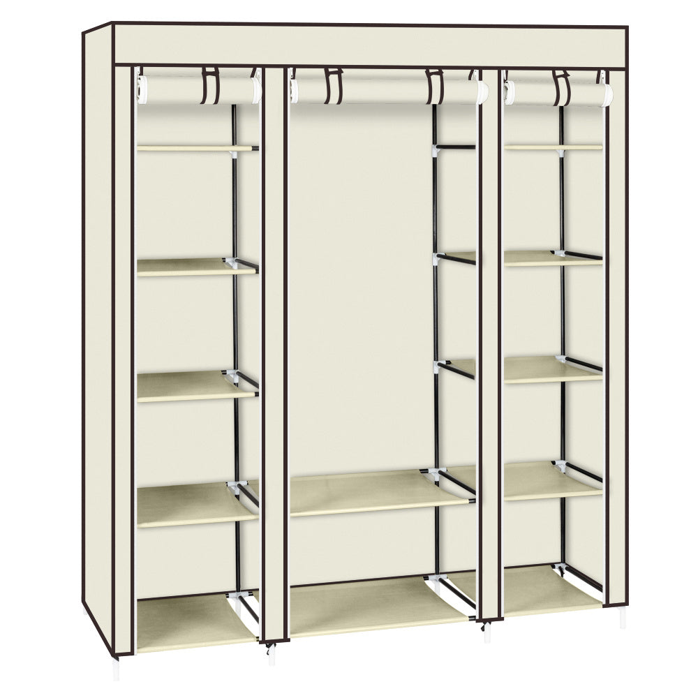 AI62 Decor 5-Layer Non-Woven Wardrobe with 12 Compartments