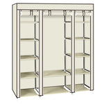 5-Layer Non-Woven Wardrobe with 12 Compartments AI62Decor