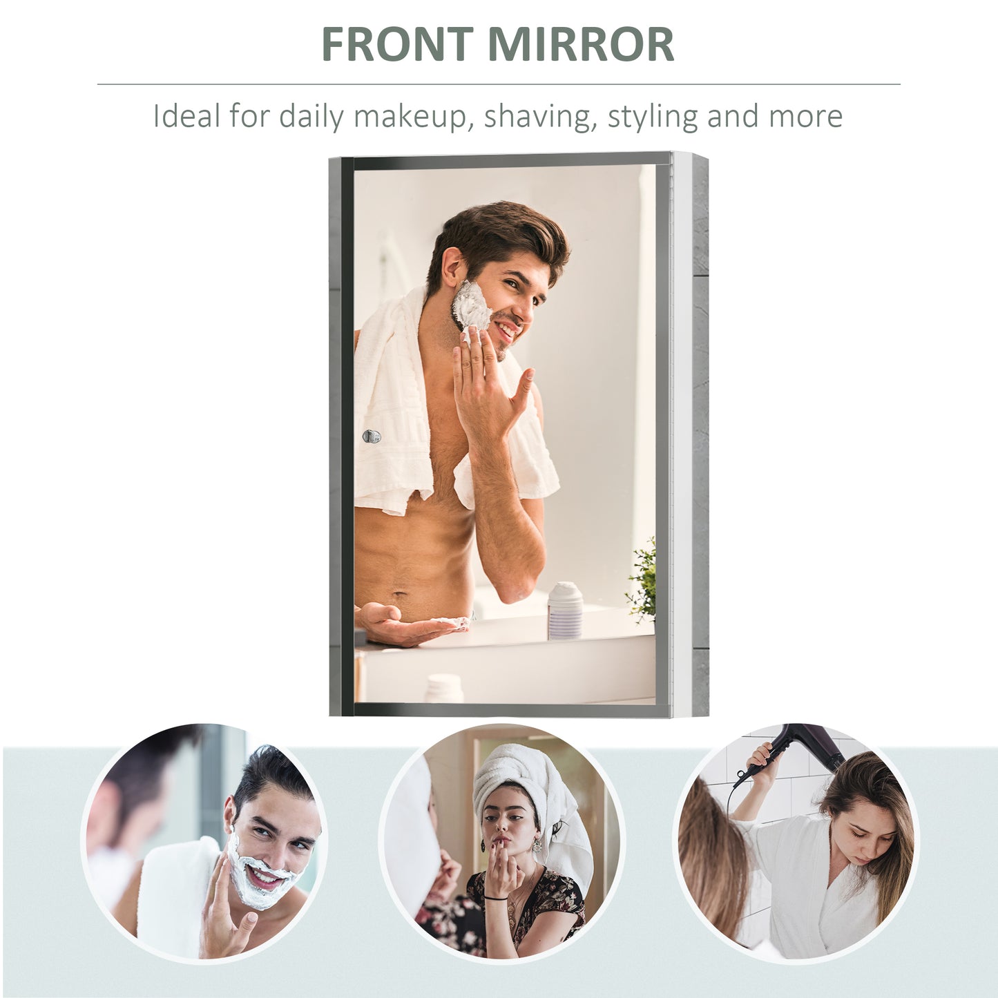 AI6 2Decor Wall-Mounted Bathroom Mirror Cabinet
