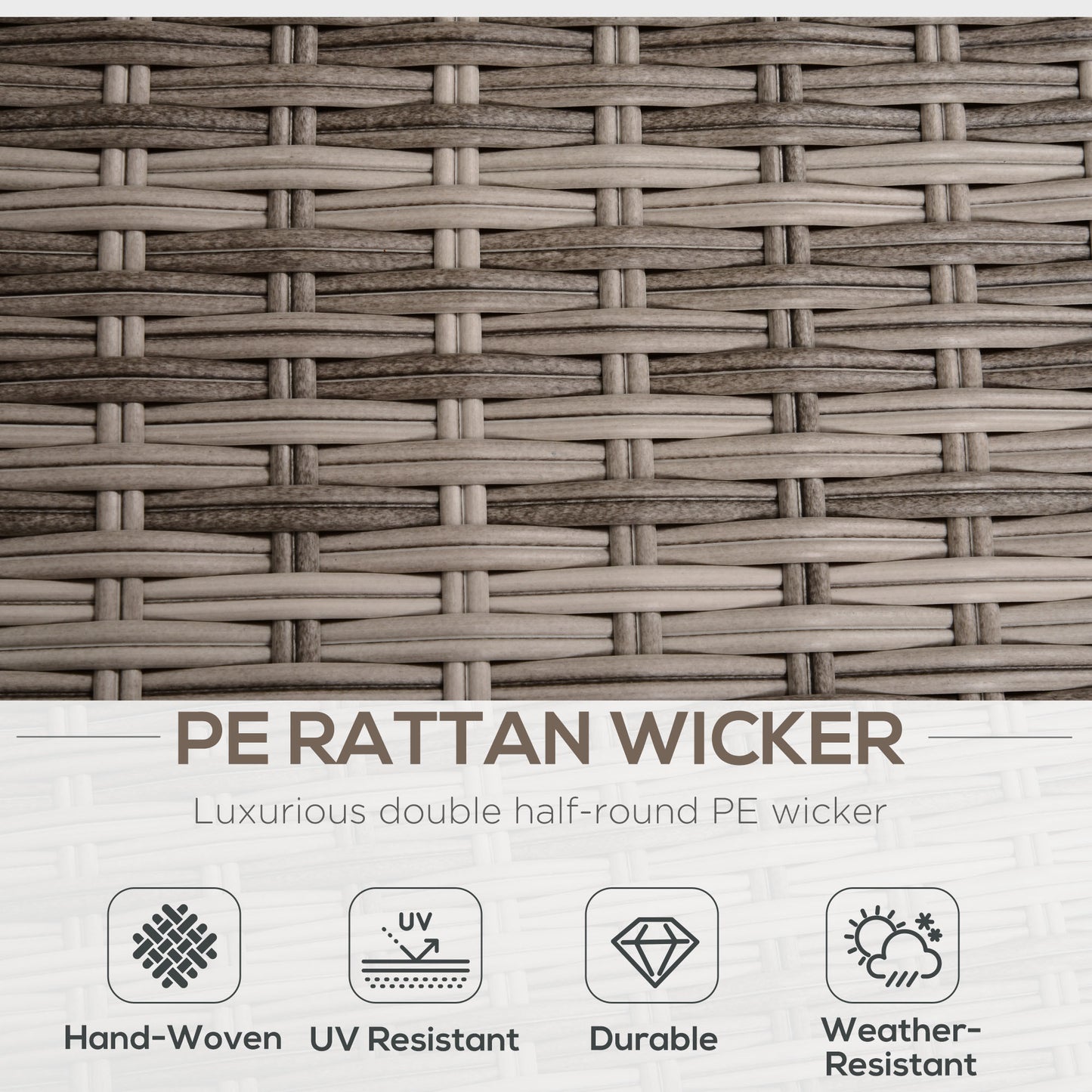AI62 Decor Rattan Garden Furniture Set