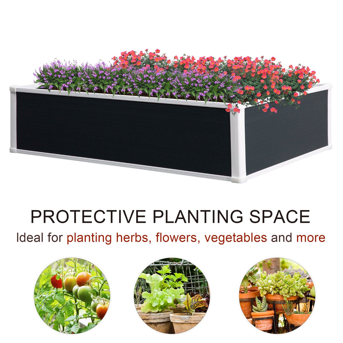 AI62 Decor Outdoor Raised Garden Bed